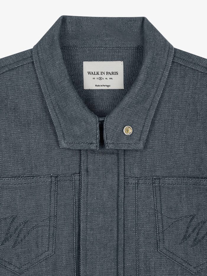 WALK IN PARIS City Messenger Uniform Blue Denim Jacket