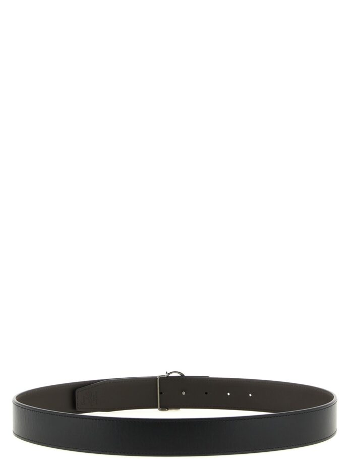 CHRISTIAN LOUBOUTIN 'CL' Reversible Belt