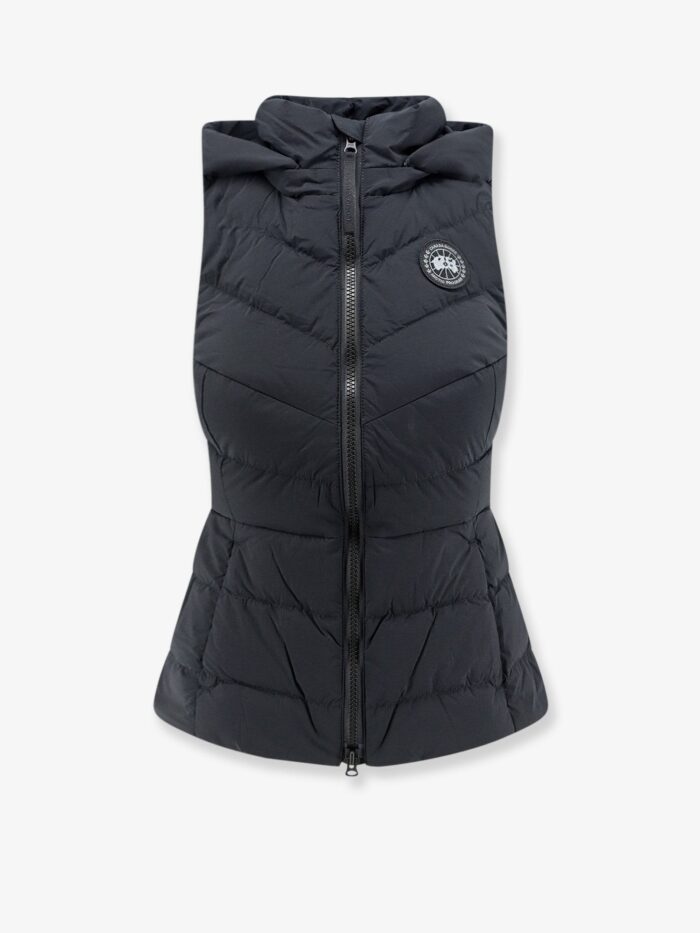 canada goose clair sleeveless nylon blend jacket CANADA GOOSE Clair Sleeveless Nylon Blend Jacket