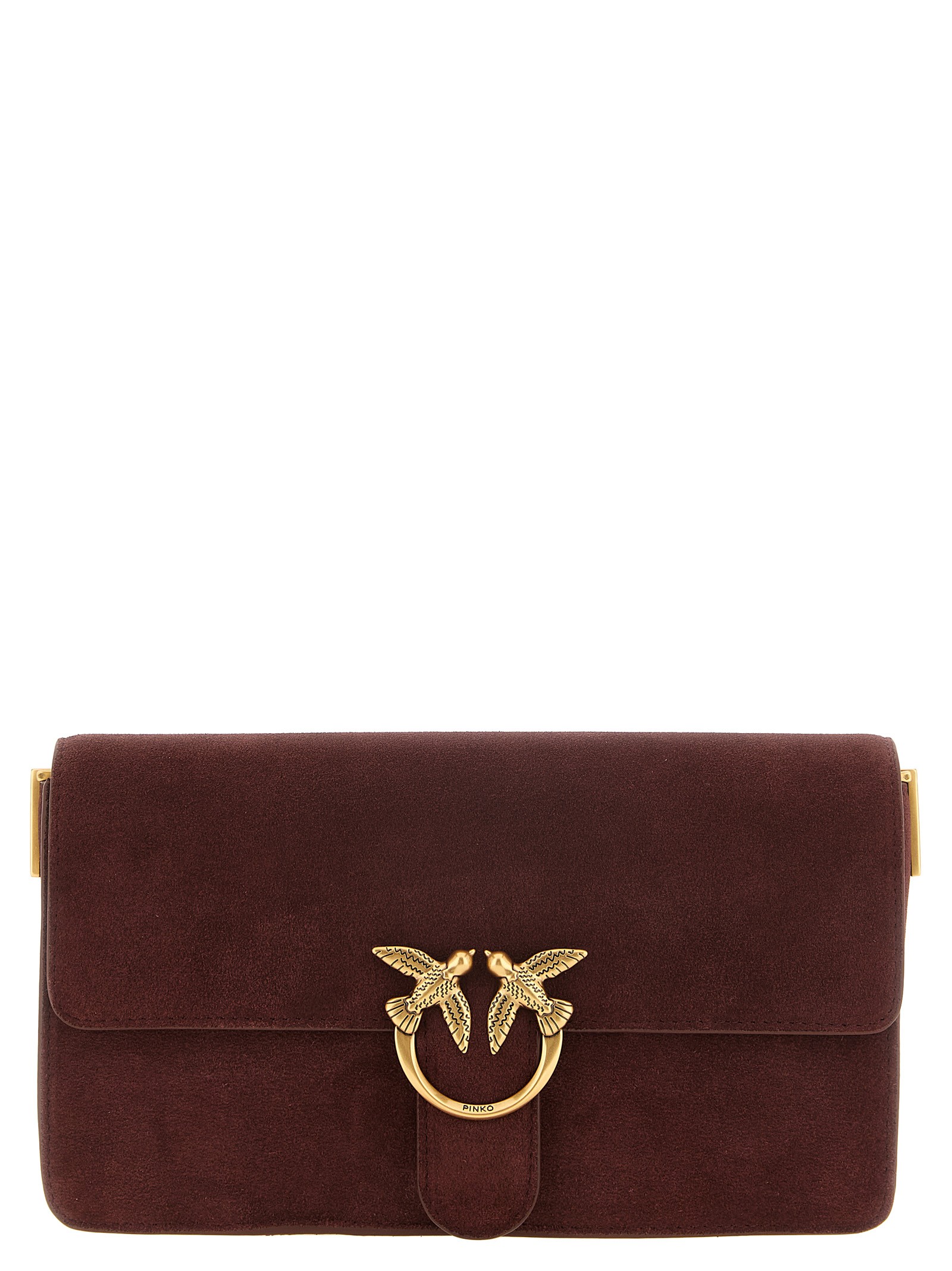 Pinko Classic Burgundy 'Love One Slouchy' Shoulder Bag