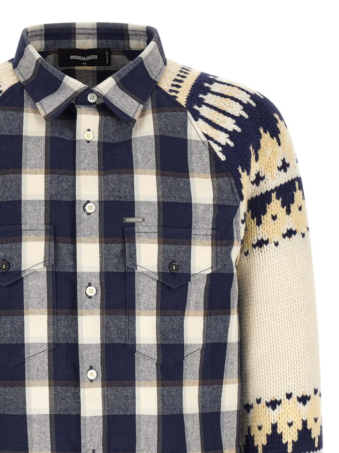 Dsquared2 'Classic Check Drawstring' Shirt