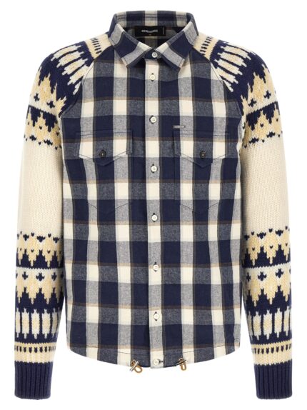 Dsquared2 'Classic Check Drawstring' Shirt