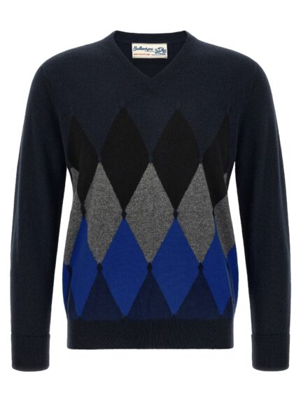 Ballantyne 'Classic Diamond' Intarsia Sweater