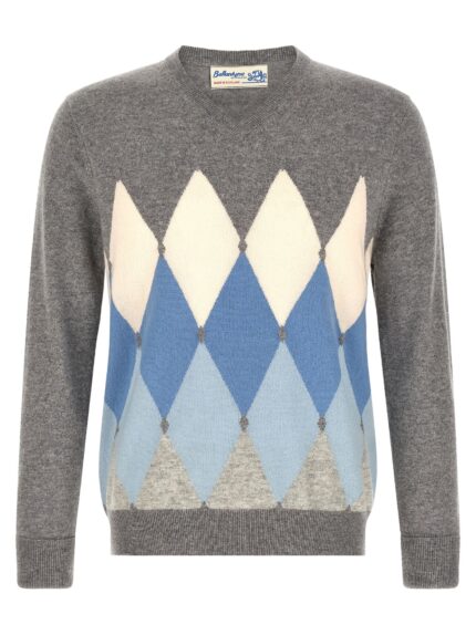 Ballantyne 'Classic Diamond' Intarsia Sweater
