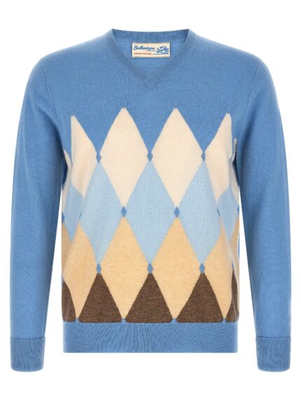 Ballantyne 'Classic Diamond' Intarsia Sweater