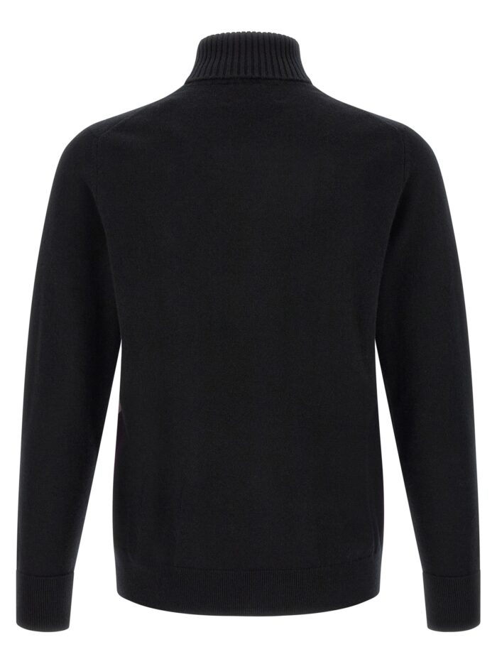 Ballantyne 'Classic Diamond' Intarsia Turtleneck Sweater