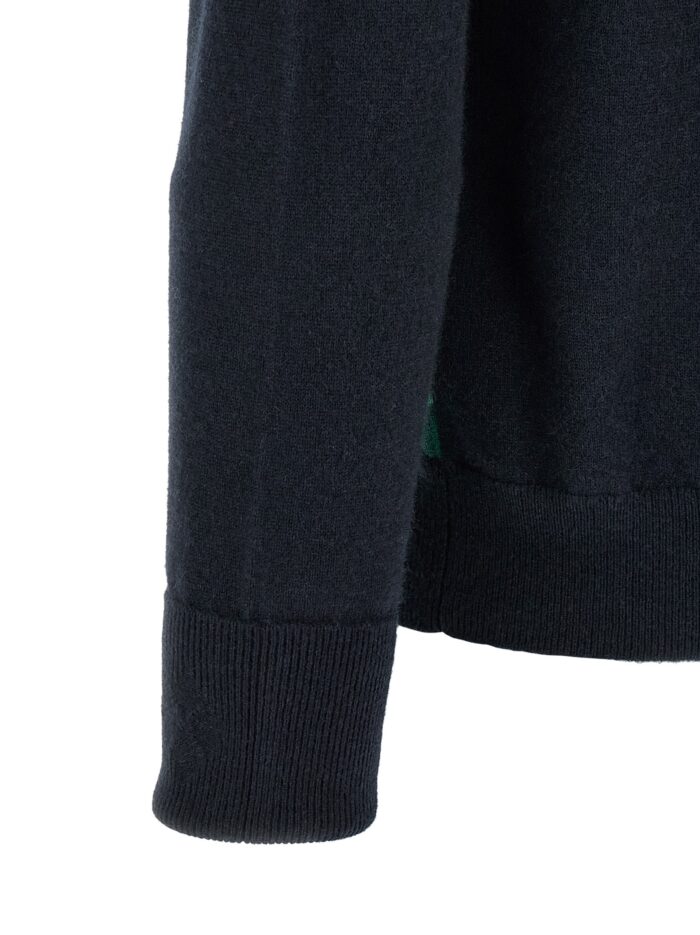 Ballantyne 'Classic DIamond' Intarsia Zip Cardigan