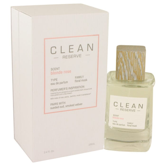 Clean Blonde Rose By Clean - Eau De Parfum Spray 3.4 Oz