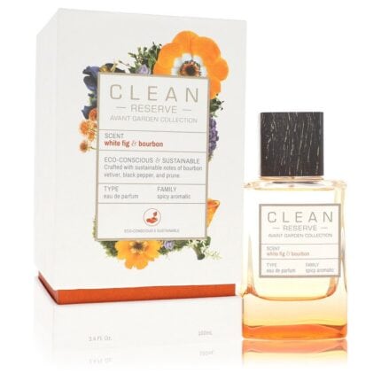Clean Reserve White Fig & Bourbon By Clean - Eau De Parfum Spray (Unisex) 3.4 Oz