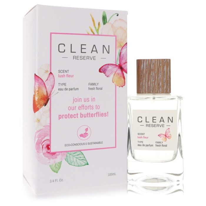 Clean Reserve Lush Fleur By Clean - Eau De Parfum Spray (Butterfly Edition) 3.4 Oz - Image 1