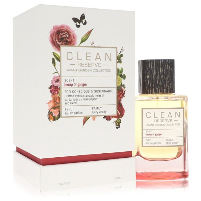 Clean Reserve Hemp & Ginger By Clean - Eau De Parfum Spray (Unisex) 3.4 Oz - Image 1