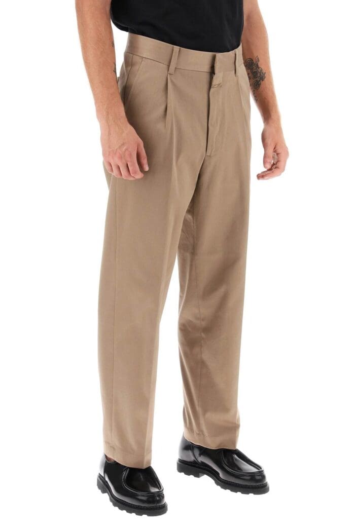 Closed 'blomberg' Loose Pants With Tapered Leg