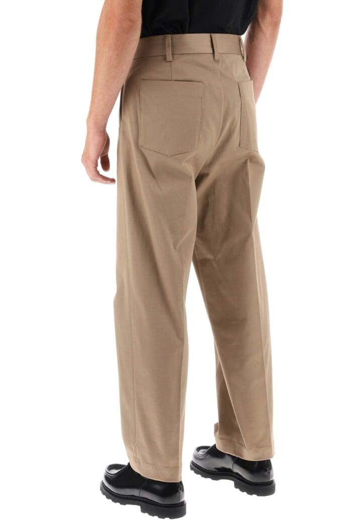 Closed 'blomberg' Loose Pants With Tapered Leg