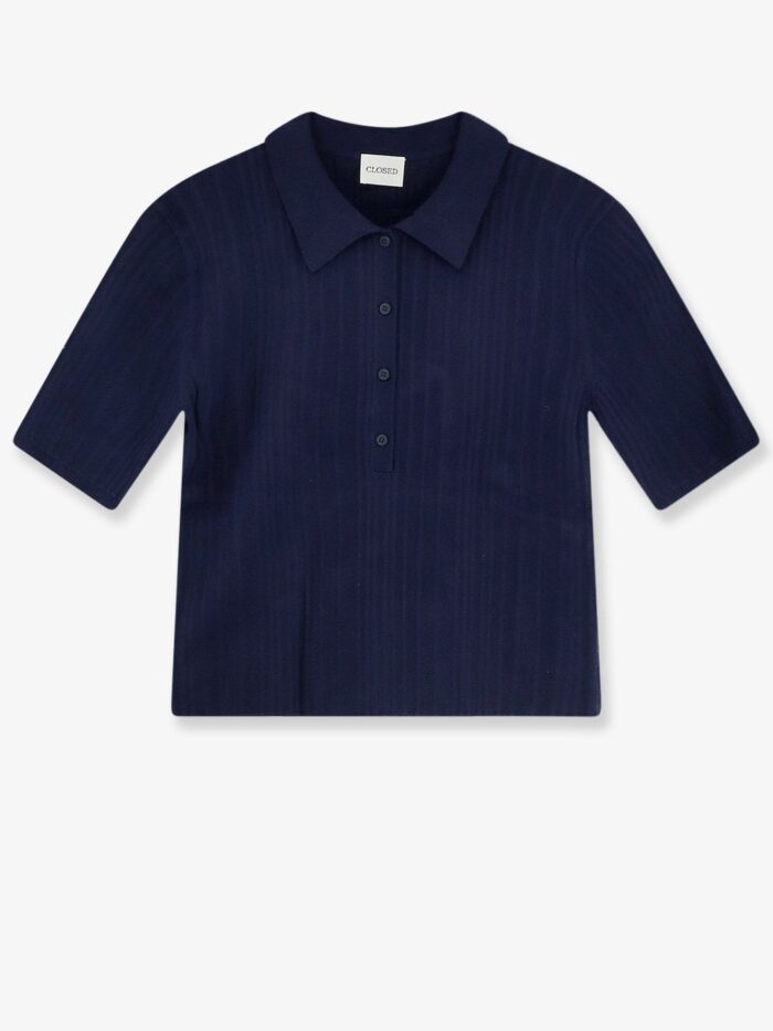 CLOSED Cotton, Cashmere And Wool Polo Shirt