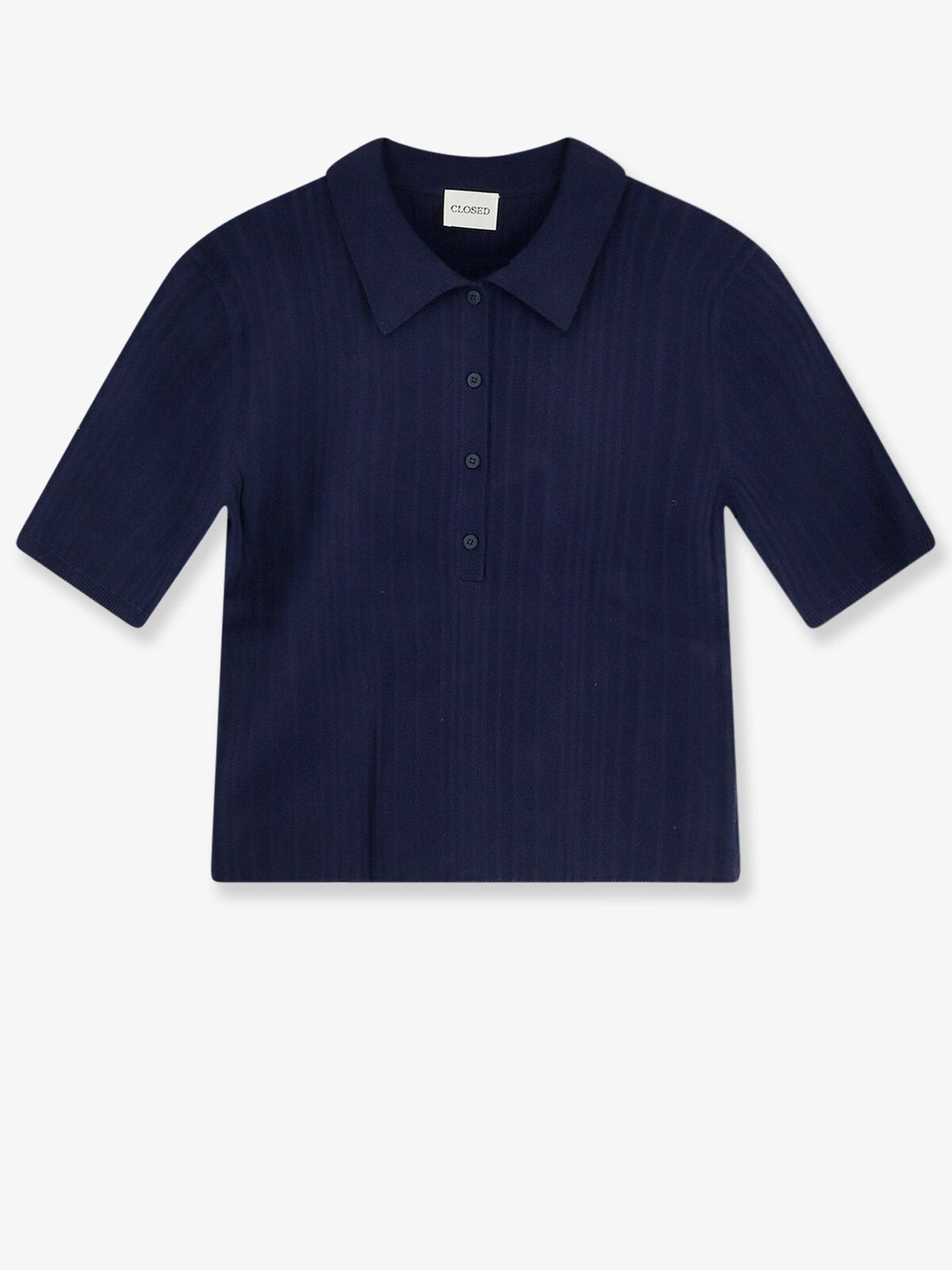 CLOSED Cotton, Cashmere And Wool Polo Shirt