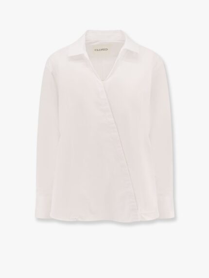 CLOSED Cotton Shirt With Asymmetric Closure