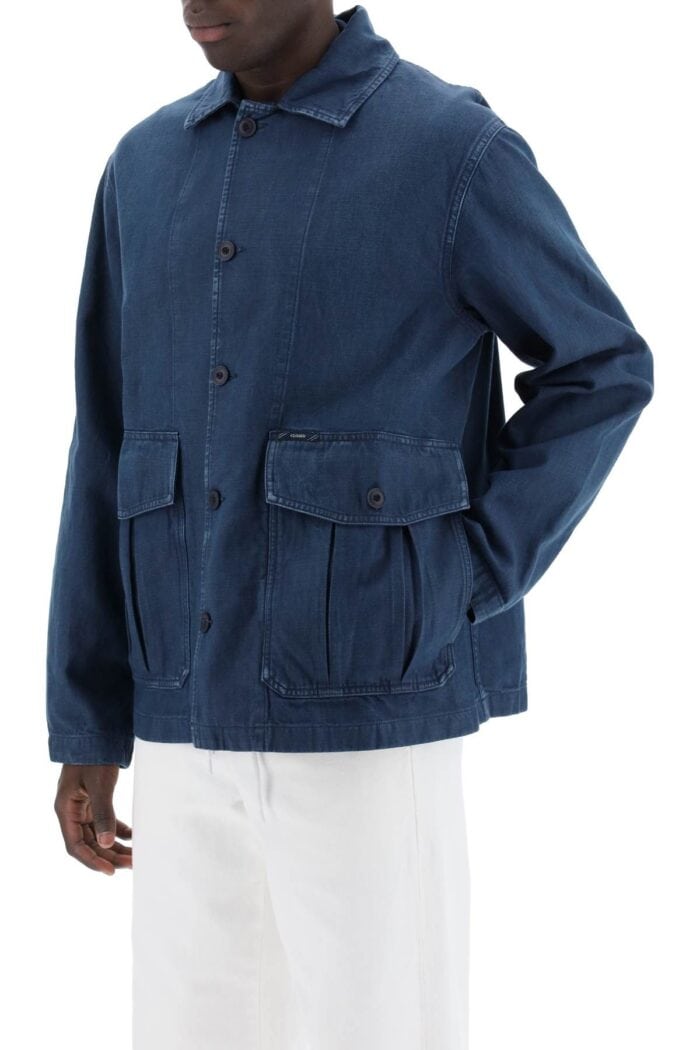 CLOSED Denim Cargo Overshirt With