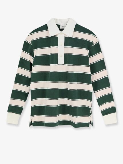 CLOSED Striped Cotton Rugby Polo Shirt