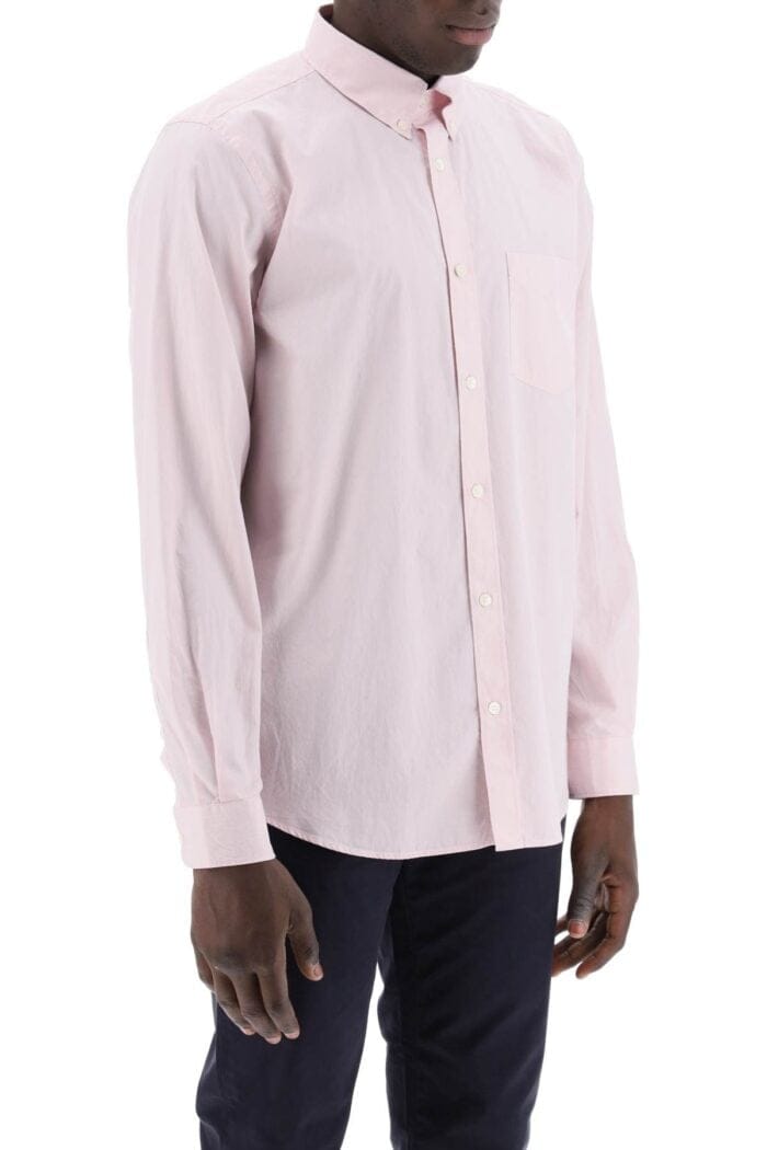 Closed Striped Poplin Button-up Shirt