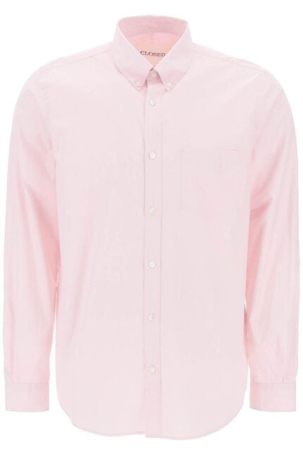 Closed Striped Poplin Button-up Shirt