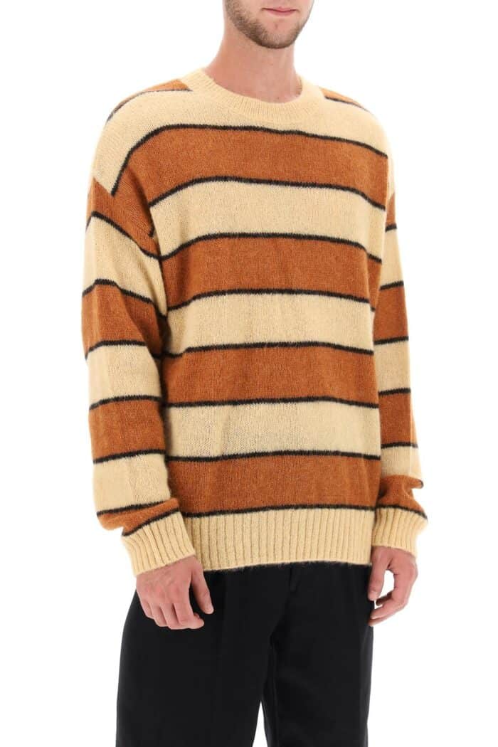 Closed Striped Wool And Alpaca Sweater