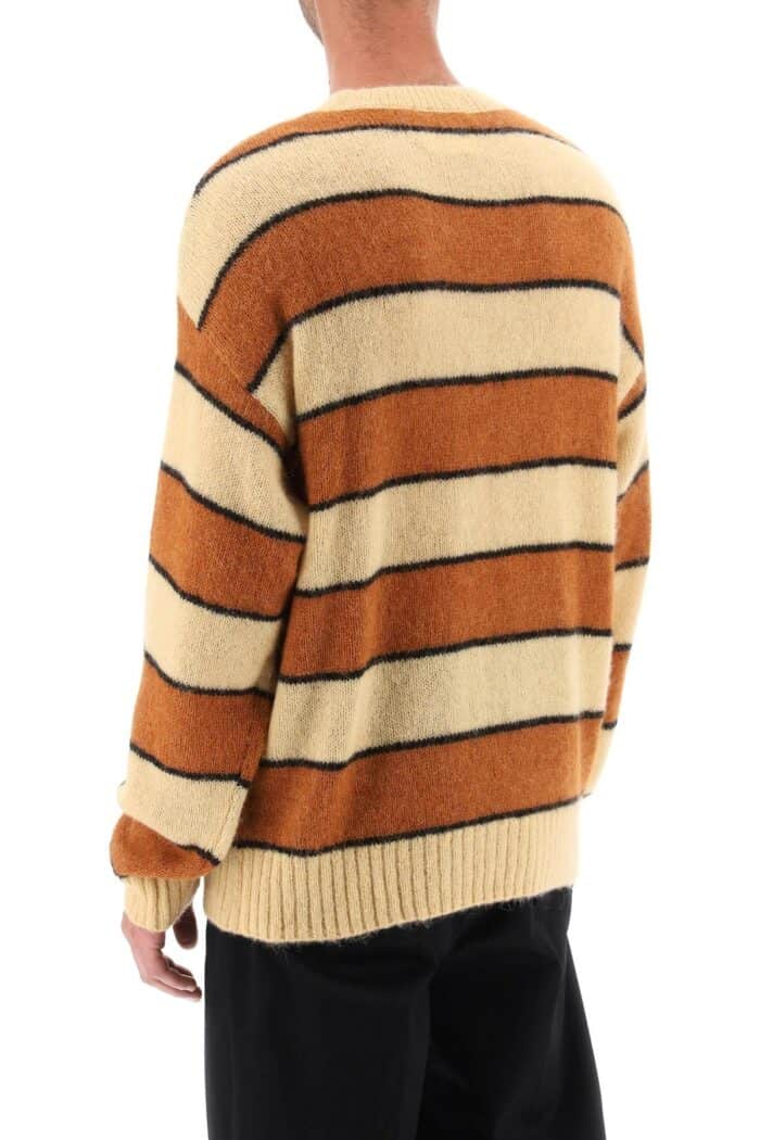 Closed Striped Wool And Alpaca Sweater