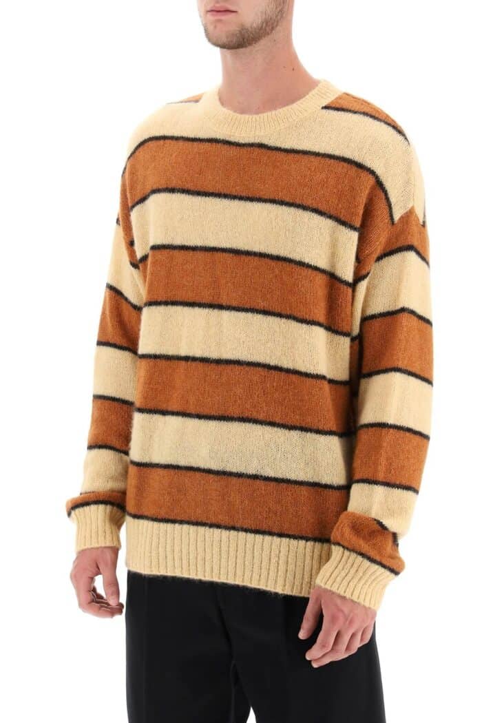 Closed Striped Wool And Alpaca Sweater