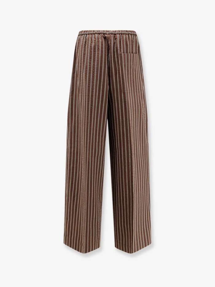 CLOSED Wynston Striped Cotton Trousers