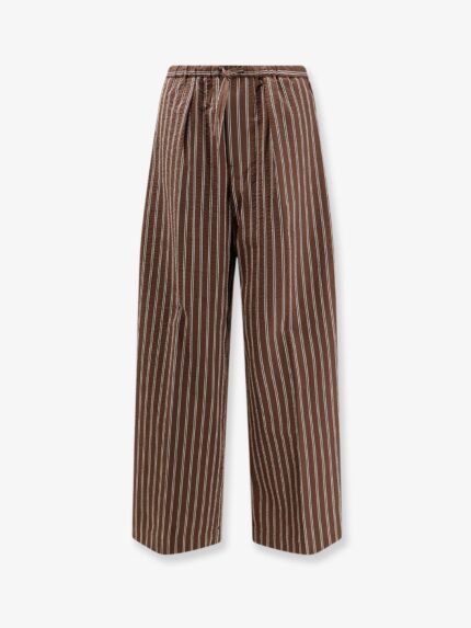 CLOSED Wynston Striped Cotton Trousers