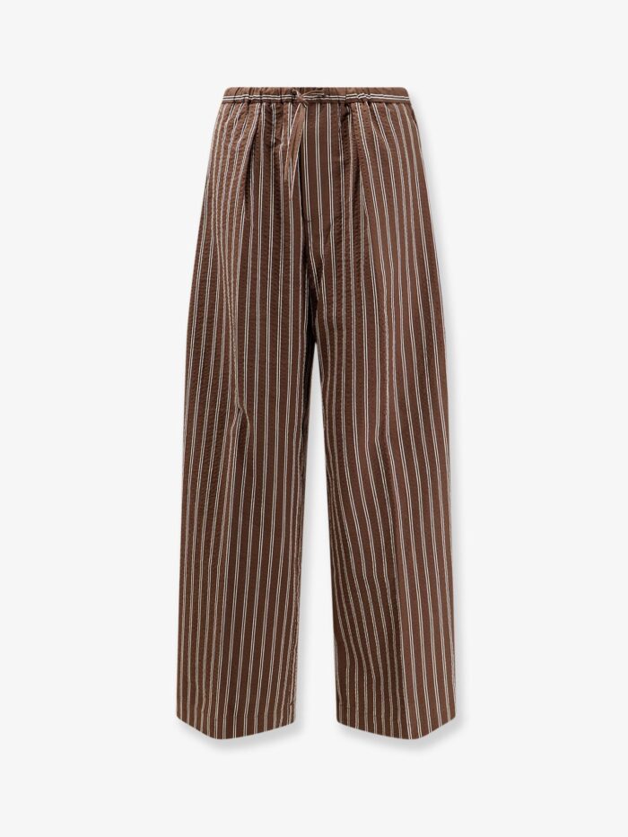 CLOSED Wynston Striped Cotton Trousers