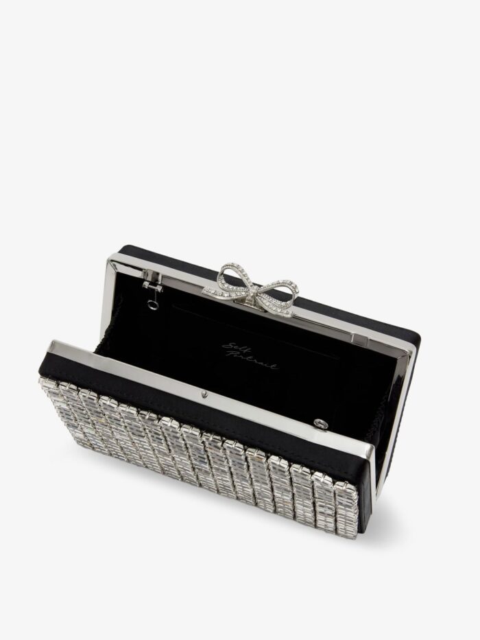 SELF PORTRAIT Clutch Bag With Crystals