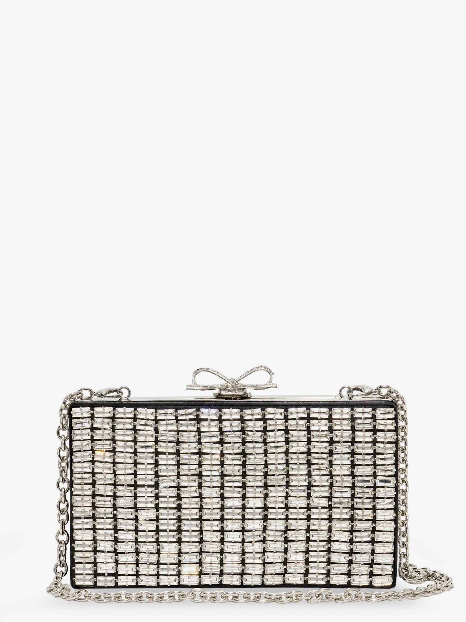 SELF PORTRAIT Clutch Bag With Crystals