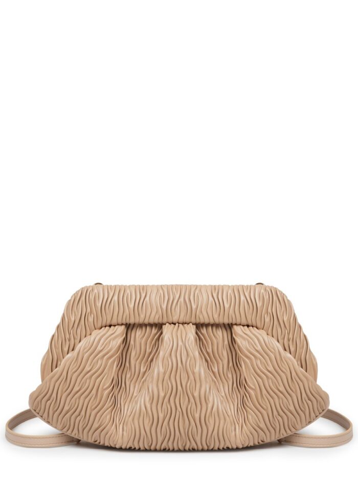 THEMOIRÈ CLUTCH "BIOS" IN FIBRA DI MELA ARRICCIATA