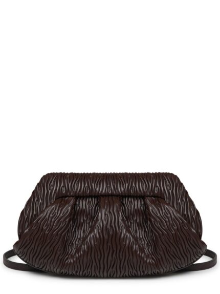 THEMOIRÈ CLUTCH "BIOS" IN FIBRA DI MELA ARRICCIATA