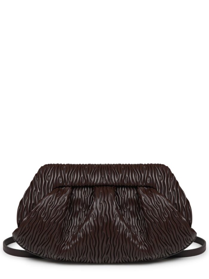 THEMOIRÈ CLUTCH "BIOS" IN FIBRA DI MELA ARRICCIATA