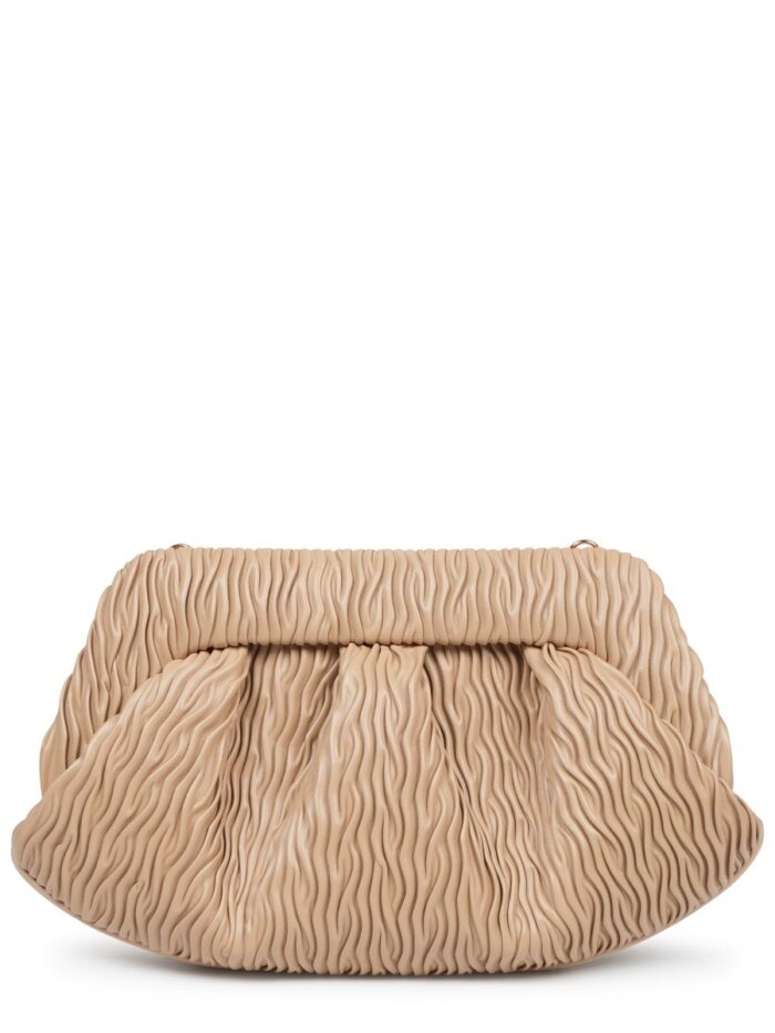 THEMOIRÈ CLUTCH "BIOS" IN FIBRA DI MELA ARRICCIATA
