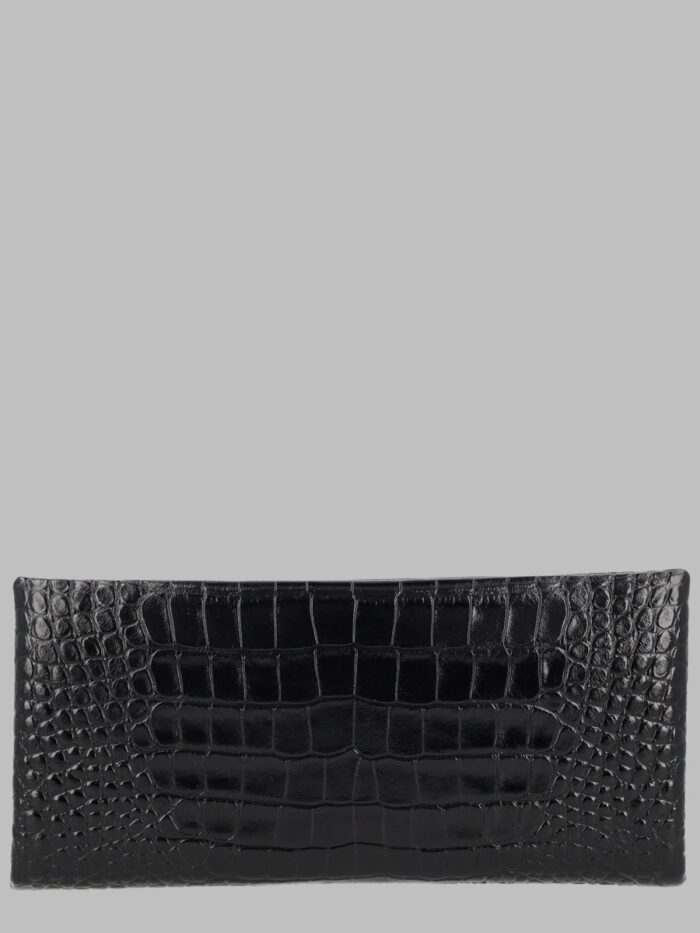 TOM FORD Clutch In Pelle Effetto Coccodrillo