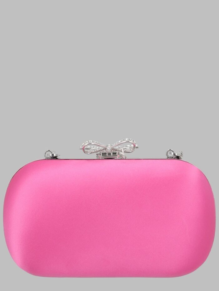 SELF-PORTRAIT Clutch In Raso Con Fiocco