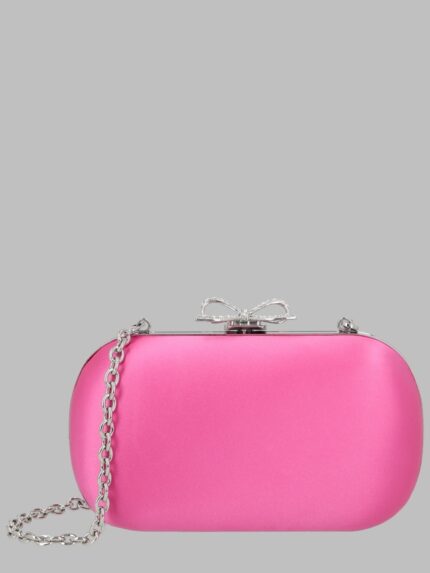 SELF-PORTRAIT Clutch In Raso Con Fiocco