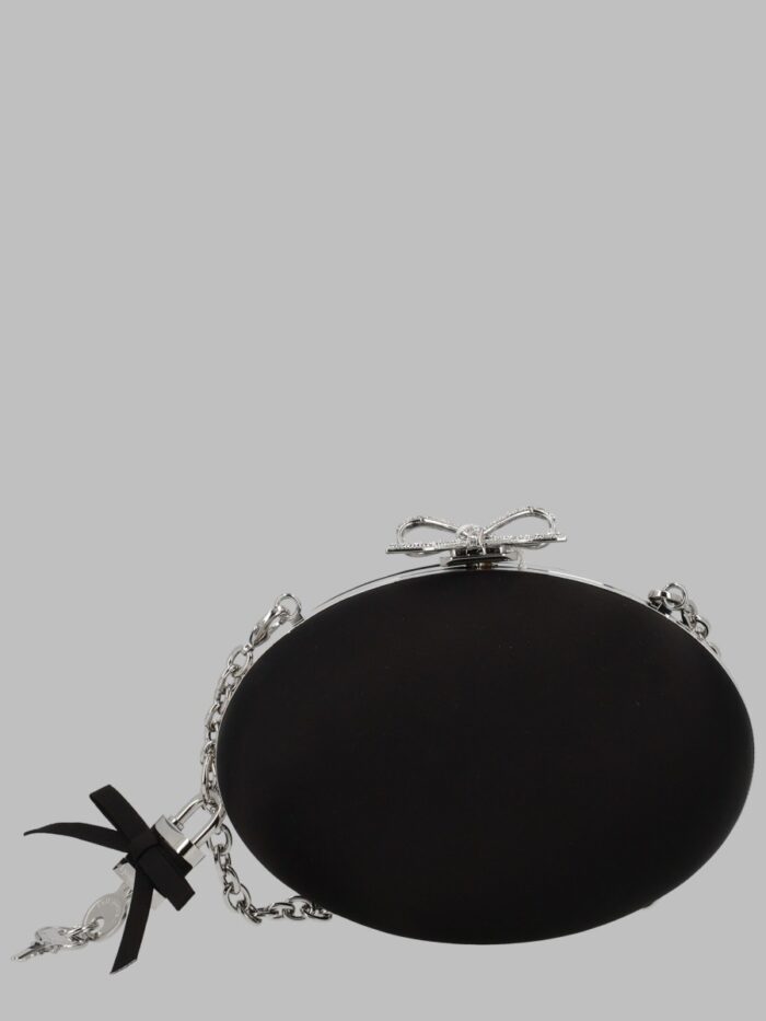 SELF-PORTRAIT Clutch Ovale In Raso