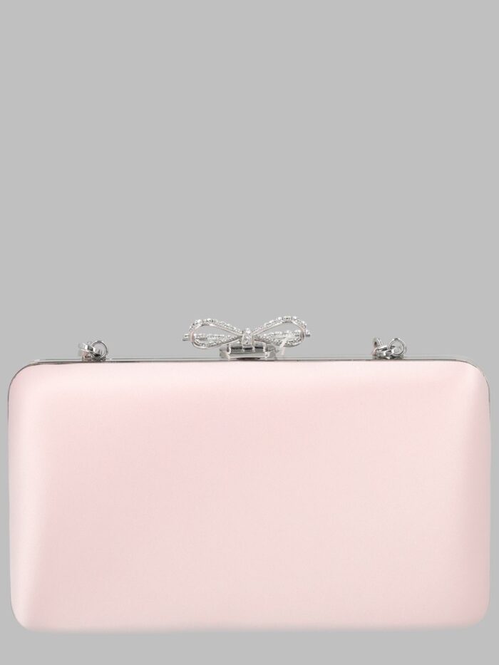 SELF-PORTRAIT Clutch Rosa In Raso