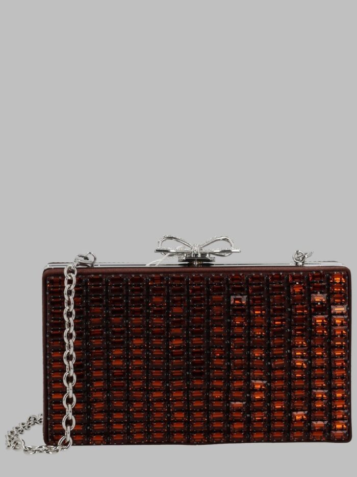 self portrait clutch "the bow" SELF-PORTRAIT Clutch "The Bow"