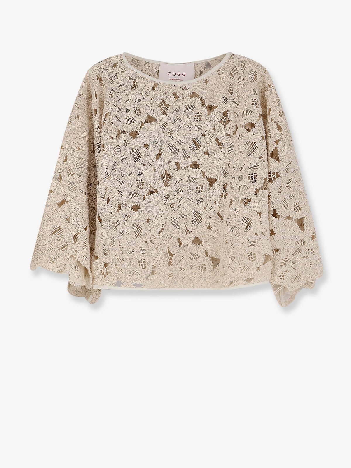 CO.GO Cotton Sweater With Embroidery