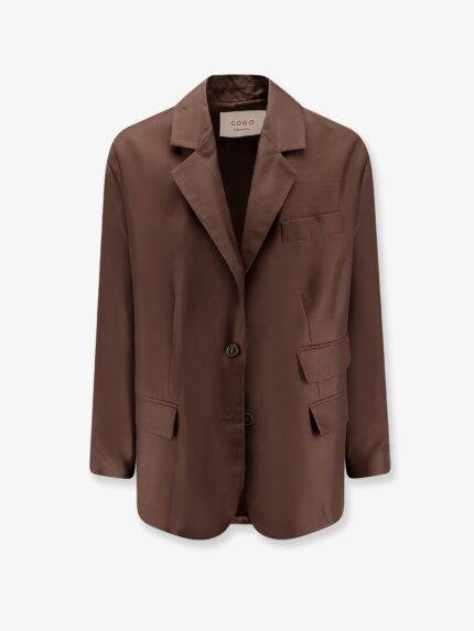 CO.GO Loose Silk Blazer