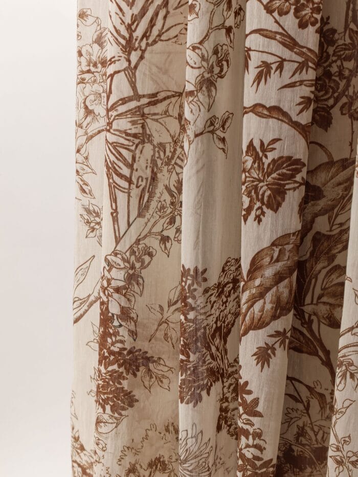 CO.GO Lyocell And Linen Long Skirt With Print