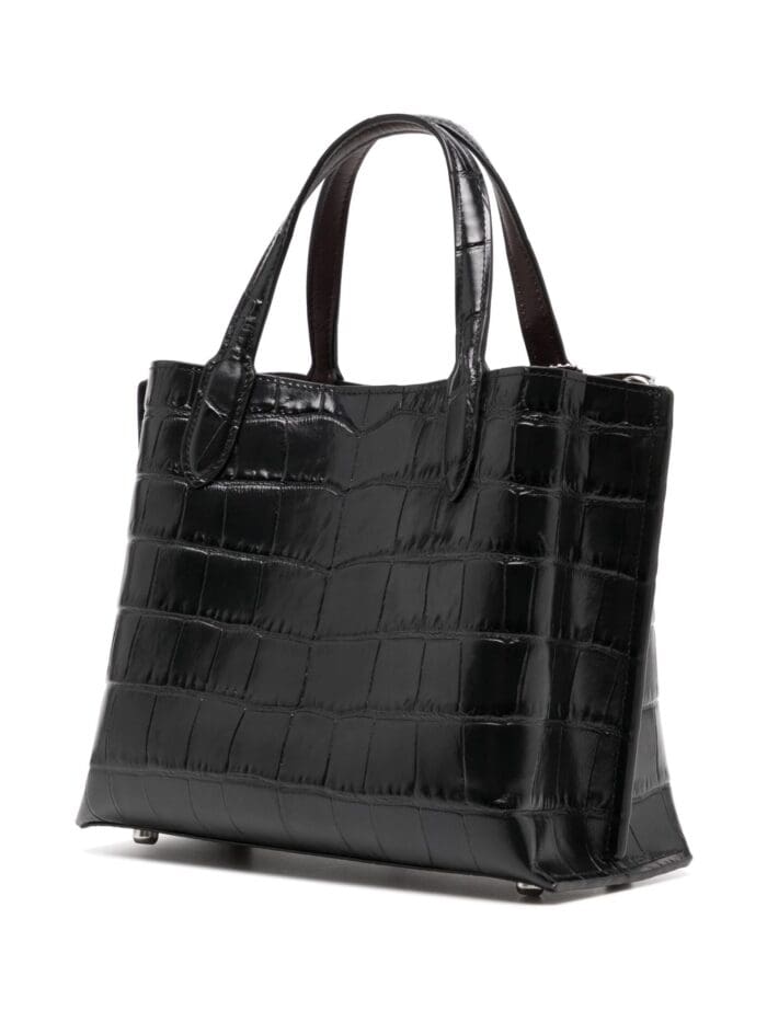 COACH Embossed Croc Willow Tote 24