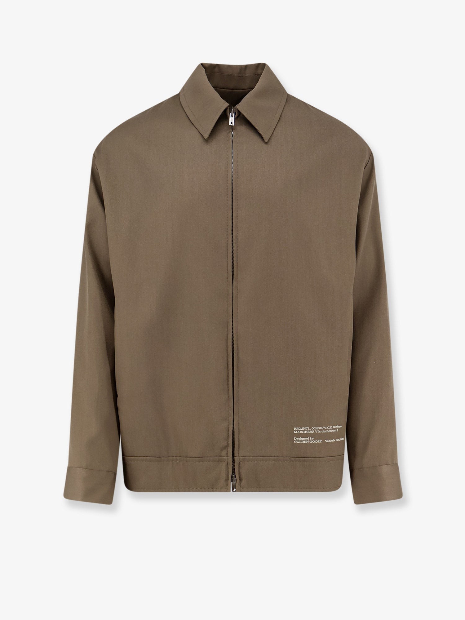 Golden Goose Deluxe Brand Coach Wool And Cotton Jacket