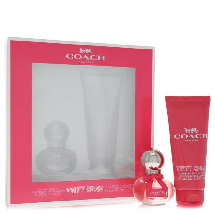 Coach Poppy Crush By Coach - Gift Set -- 1 Oz Eau De Parfum Spray + 3.3 Oz Body Lotion - Image 1