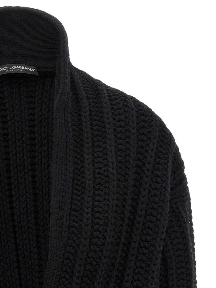 Dolce & Gabbana Coarse Wool Cardigan