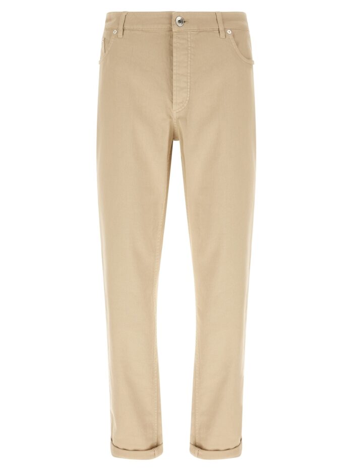 Brunello Cucinelli Coat Of Arms Embroidery Jeans